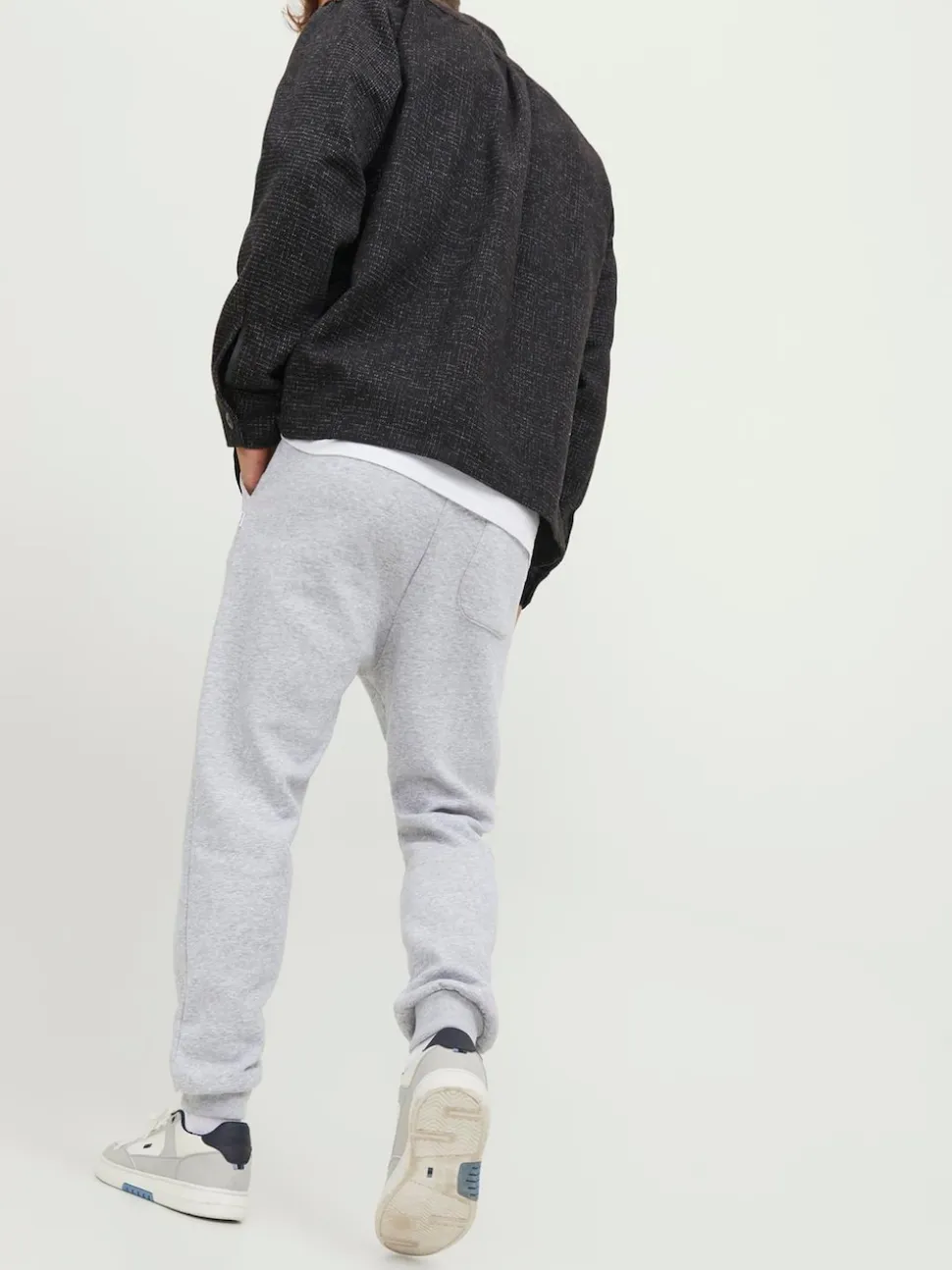 JACK & JONES Grey Slim Fit Joggers