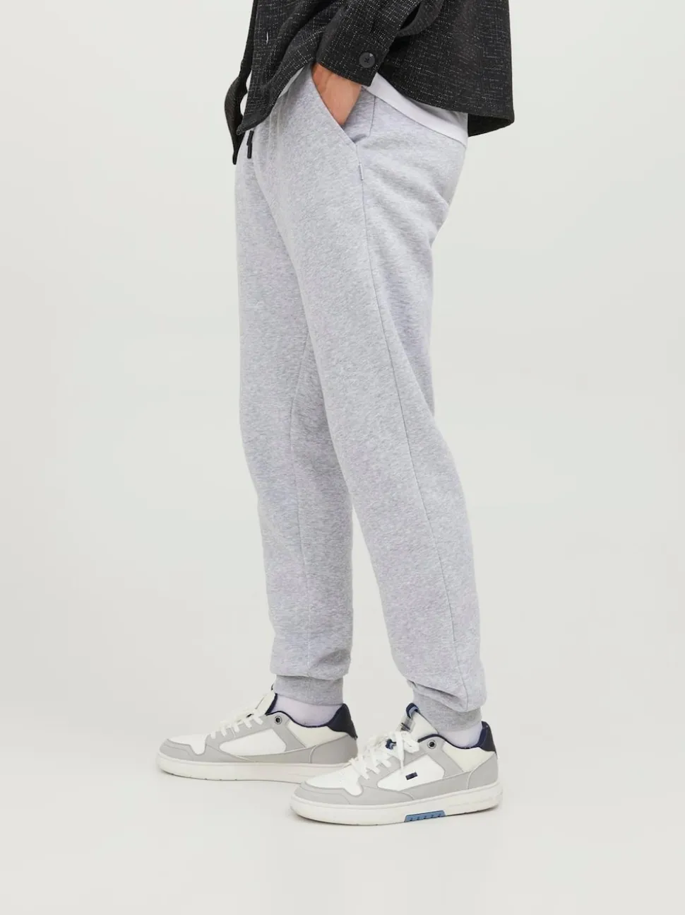 JACK & JONES Grey Slim Fit Joggers