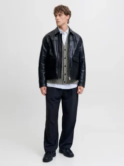 JACK & JONES Grey Soft Knit Cardigan