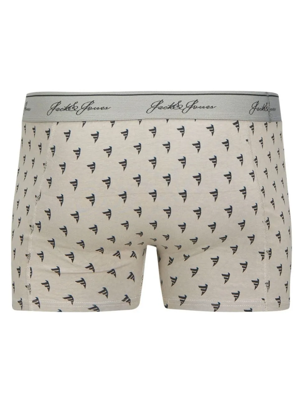 JACK & JONES Grey Trunk Boxers 3 Pack