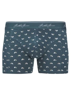 JACK & JONES Grey Trunk Boxers 3 Pack