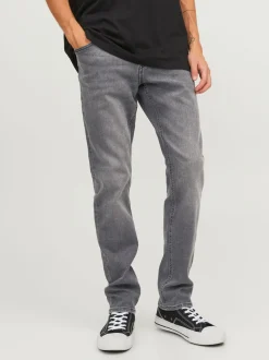 JACK & JONES Grey Wash Glenn Slim Fit Jeans