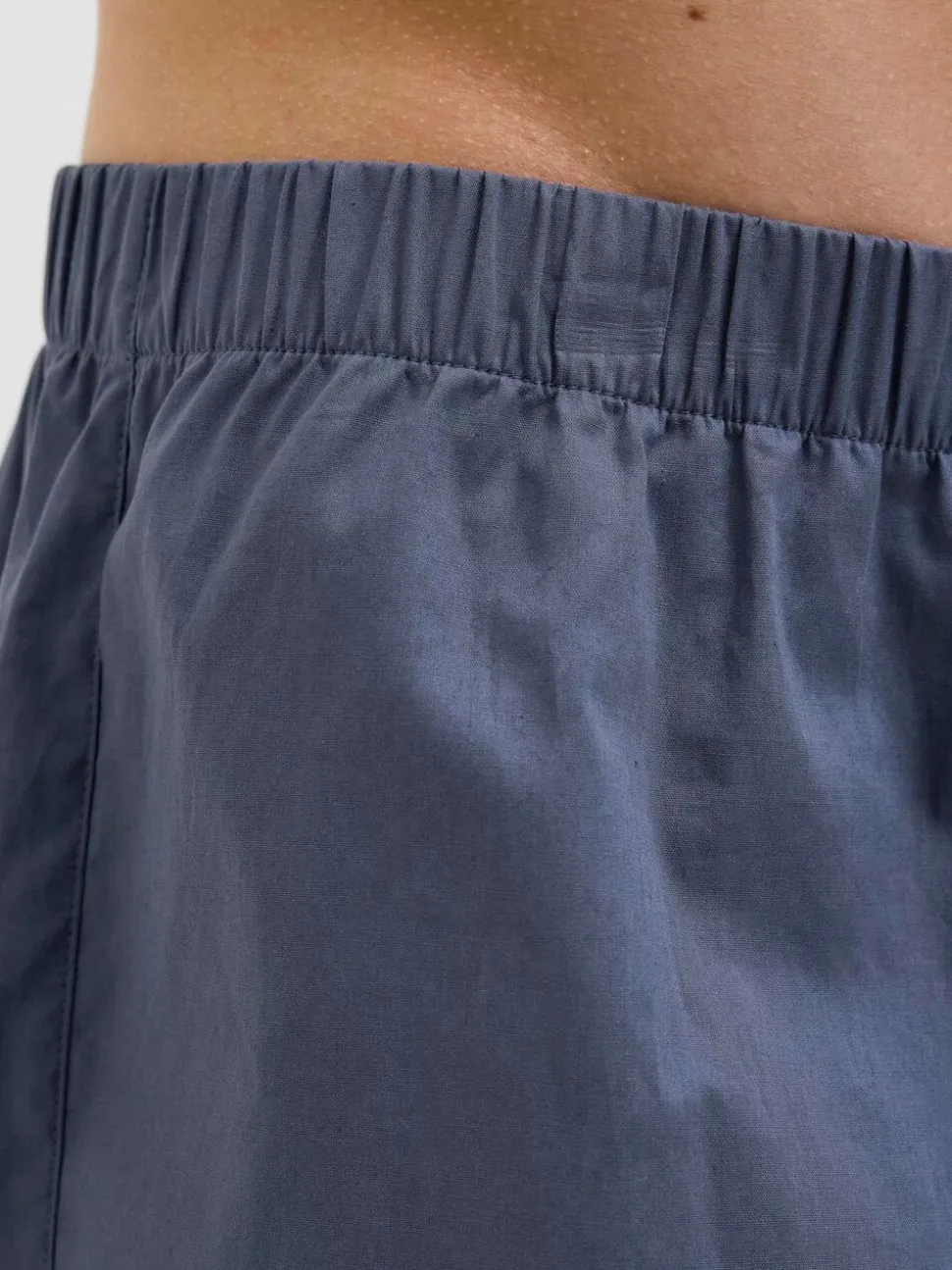 JACK & JONES Light Blue 100% Cotton Boxers 3 Pack