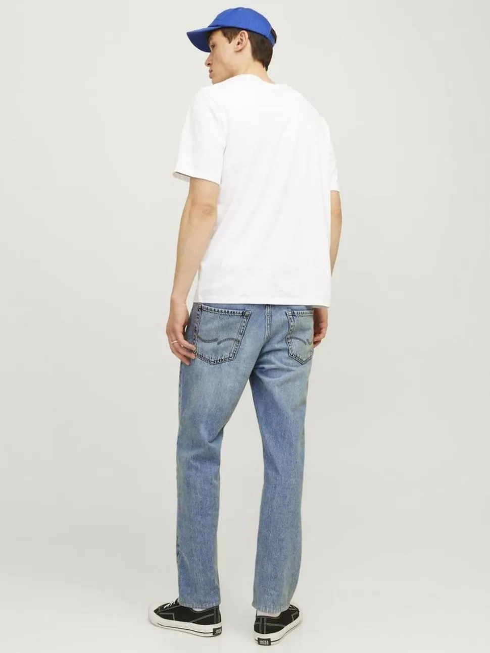 JACK & JONES Light Blue Chrome Relaxed Fit Chris Jeans
