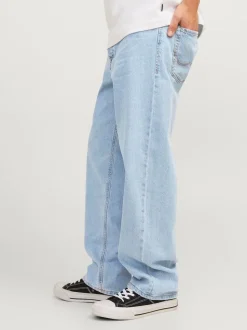 JACK & JONES Light Blue Loose Fit Eddie Jeans