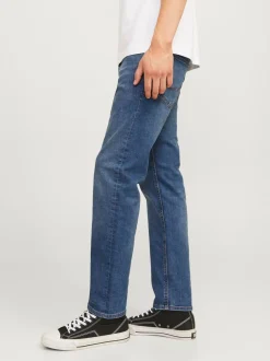 JACK & JONES Light Blue Mike Original Tapered Fit Jeans