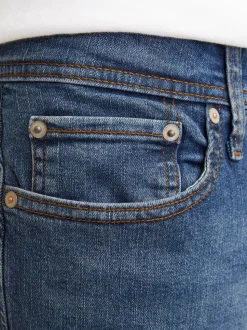 JACK & JONES Light Blue Mike Original Tapered Fit Jeans