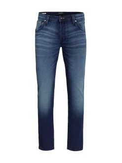 JACK & JONES Light Blue Mike Tapered Fit Jeans