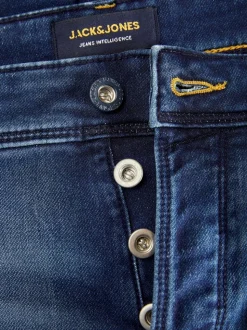 JACK & JONES Light Blue Mike Tapered Fit Jeans
