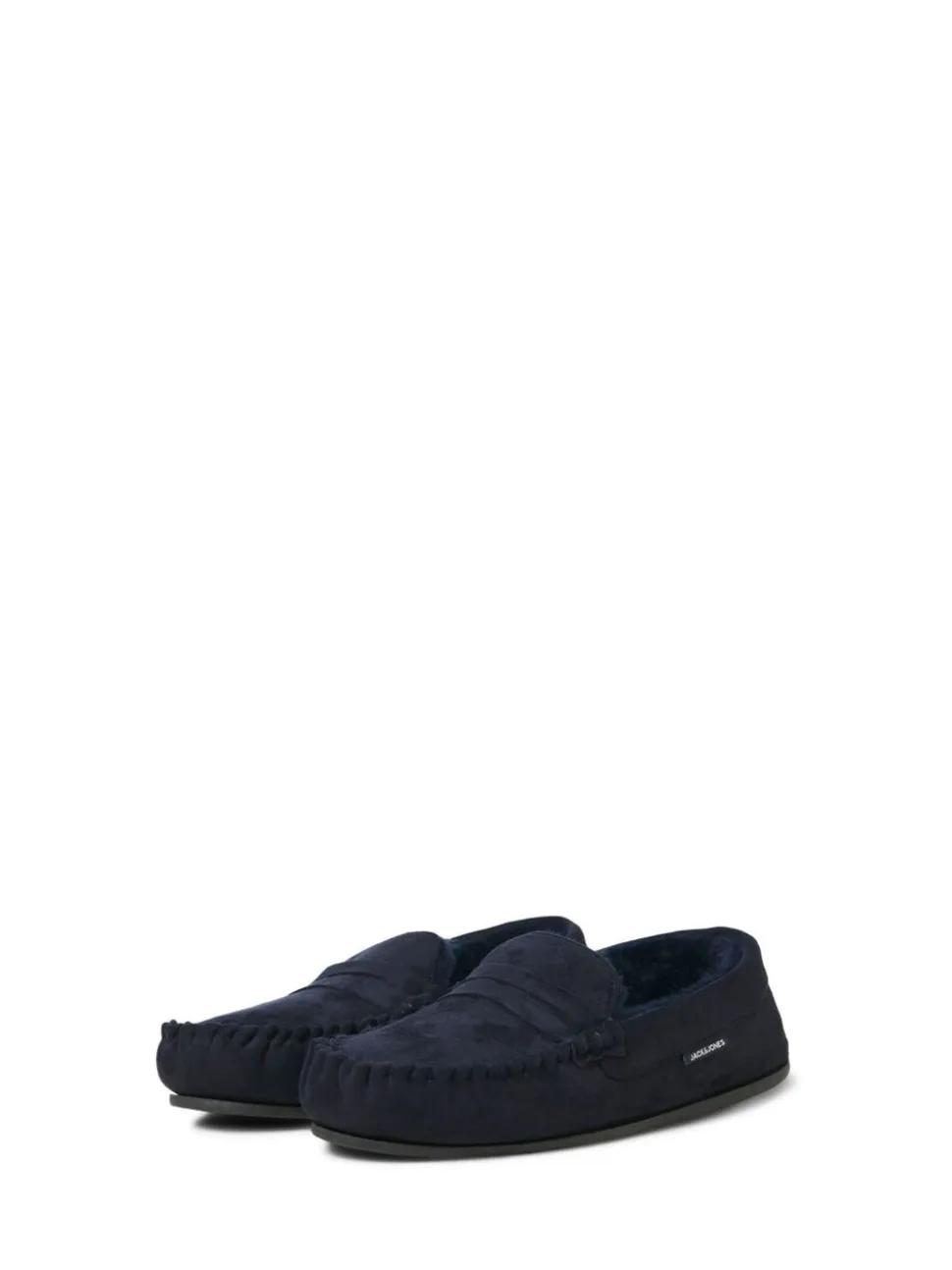 JACK & JONES Navy Moccasin Slippers