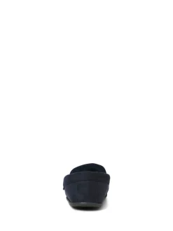 JACK & JONES Navy Moccasin Slippers