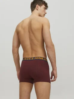 JACK & JONES Purple Boxers 3 Pack
