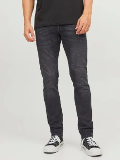 JACK & JONES Washed Black Glenn Slim Fit Jeans