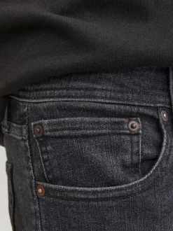 JACK & JONES Washed Black Glenn Slim Fit Jeans