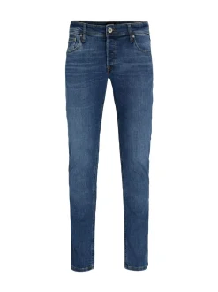 JACK & JONES Washed Blue Slim Fit Glenn Jeans