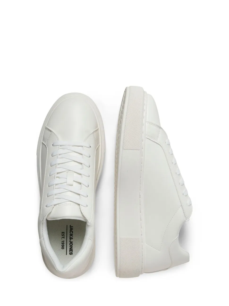 JACK & JONES White Chunky Sole PU Trainers