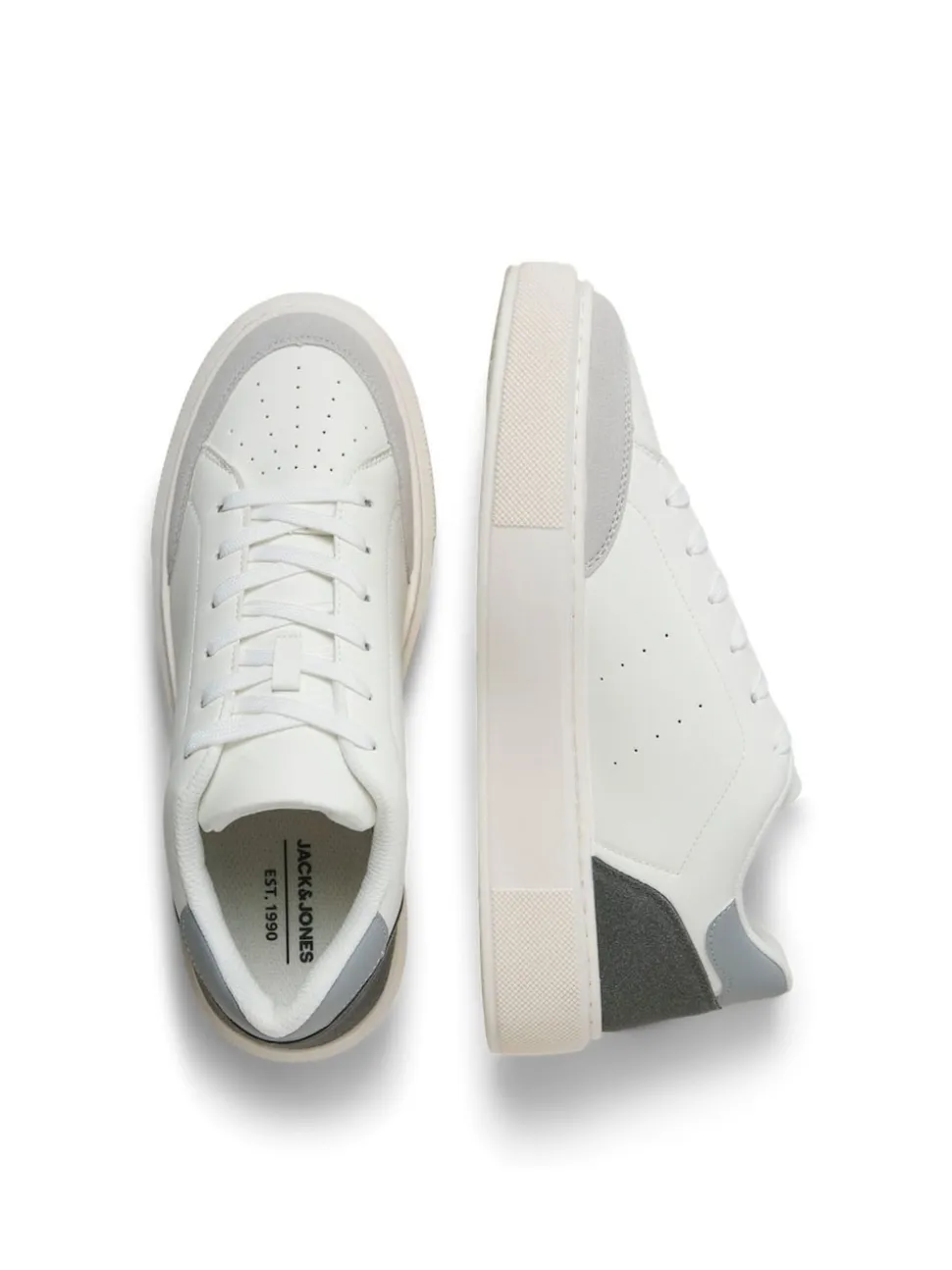 JACK & JONES White Chunky Sole PU Trainers