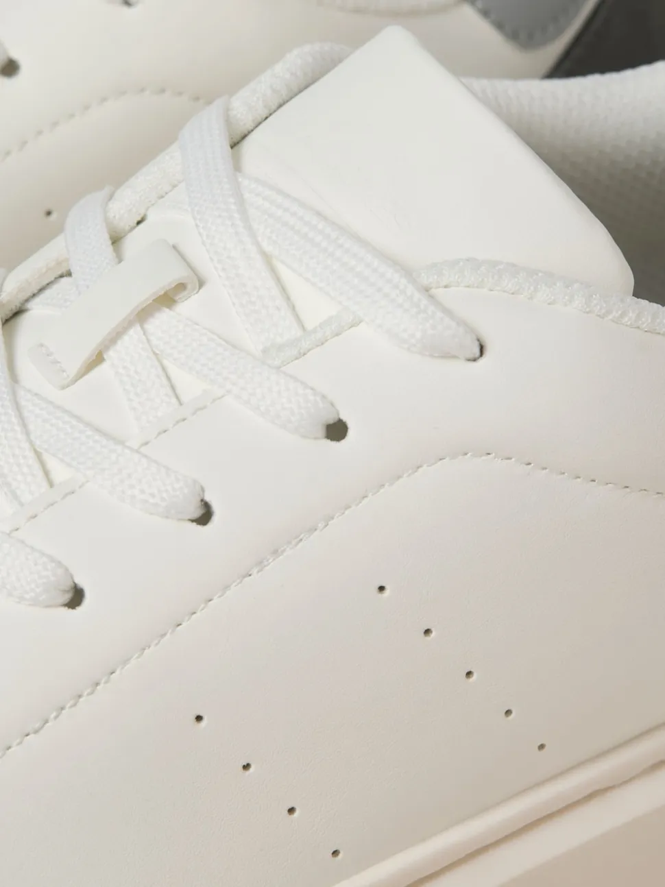 JACK & JONES White Chunky Sole PU Trainers