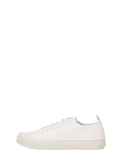 JACK & JONES White White Lace Up Trainers