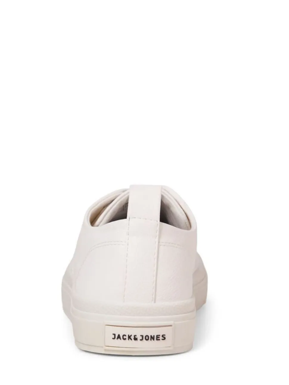 JACK & JONES White White Lace Up Trainers