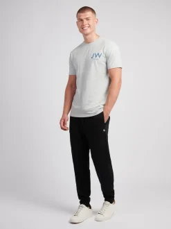 Jack Wills Black Haydor Loopback Joggers