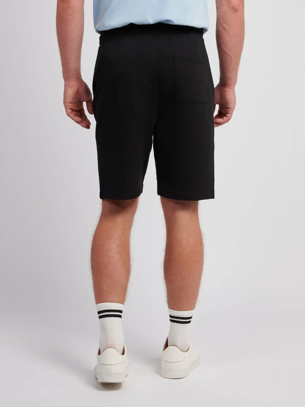 Jack Wills Black Sports Team Loopback Shorts