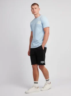 Jack Wills Black Sports Team Loopback Shorts