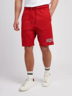 Jack Wills Red Sports Team Loopback Shorts