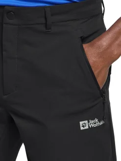 Jack Wolfskin Mens Pico Trail Active Black Shorts