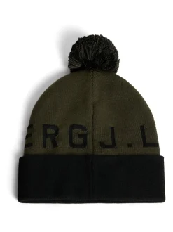 J.Lindeberg Black Brannon Beanie