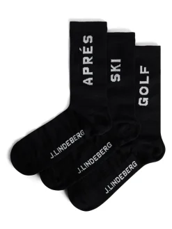 J.Lindeberg Black Miles Socks