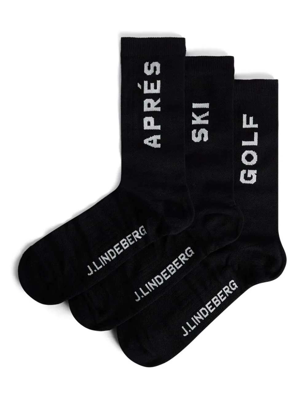 J.Lindeberg Black Miles Socks