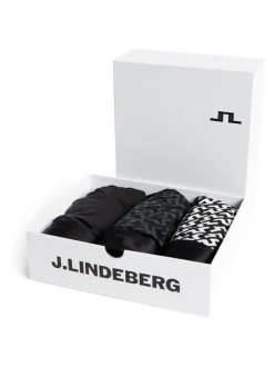 J.Lindeberg Black Seasonal Bridge Boxers 3pack