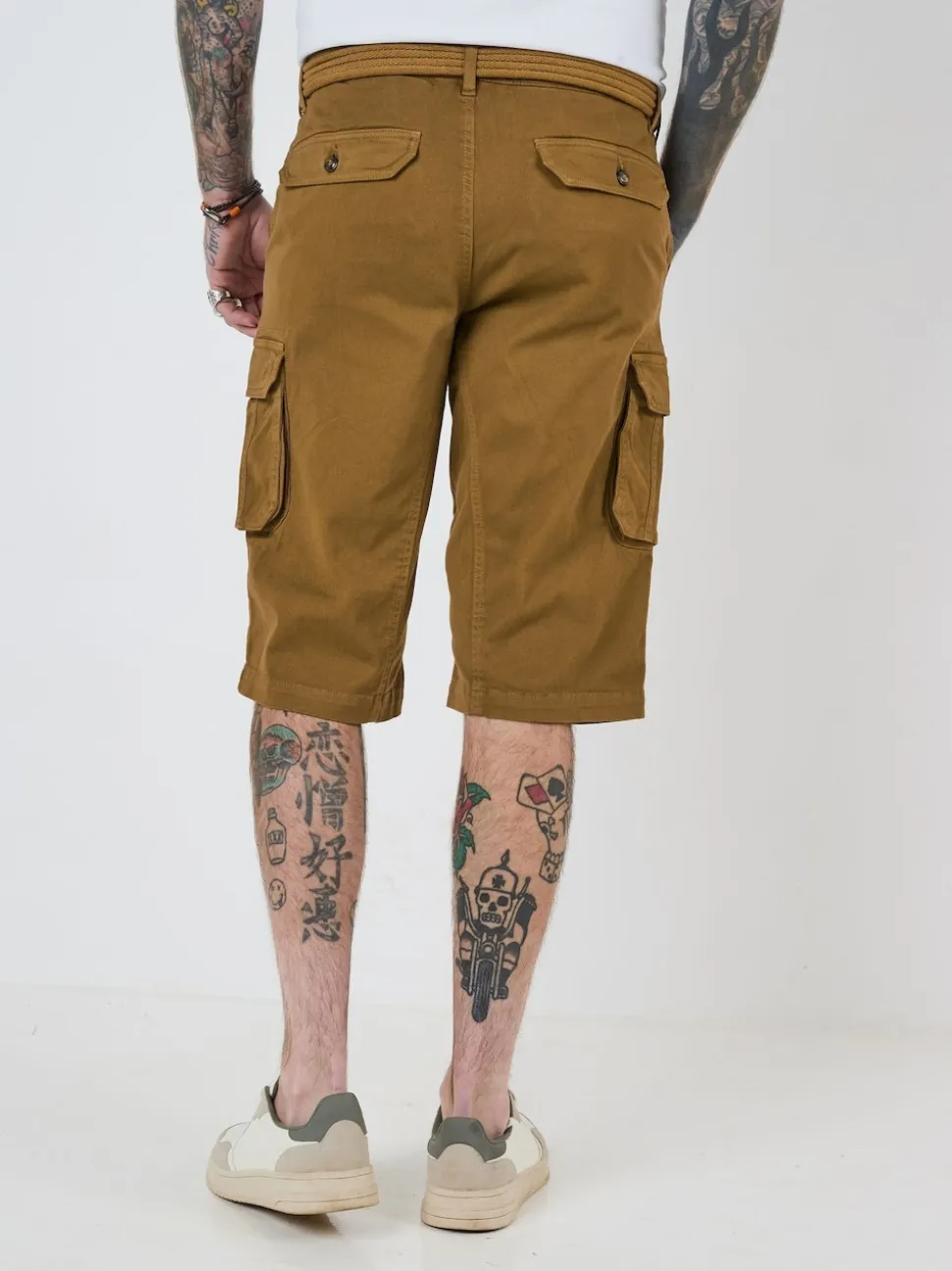 Joe Browns Brown Multi Pocket Cargo Shorts