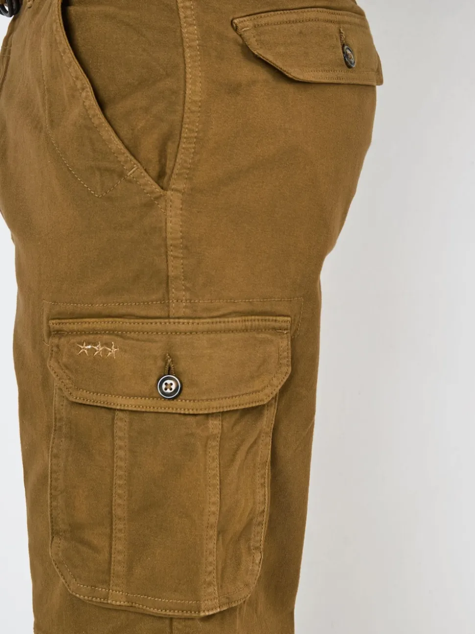 Joe Browns Brown Multi Pocket Cargo Shorts