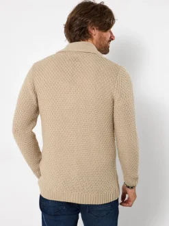Joe Browns Cream Cosy Shawl Neck Winter Knit Cardigan