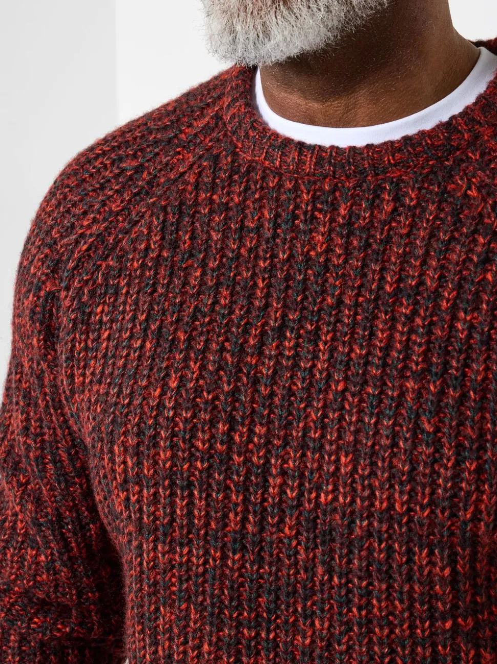Joe Browns Orange Chunky Rib Knit Jumper