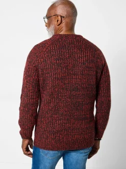 Joe Browns Orange Chunky Rib Knit Jumper