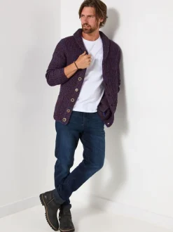 Joe Browns Purple Reel Shawl Cardigan
