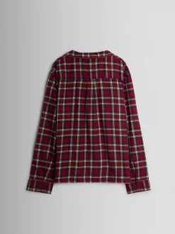 JoJo Maman Bébé Red Mens Classic Check Christmas Pyjamas Set