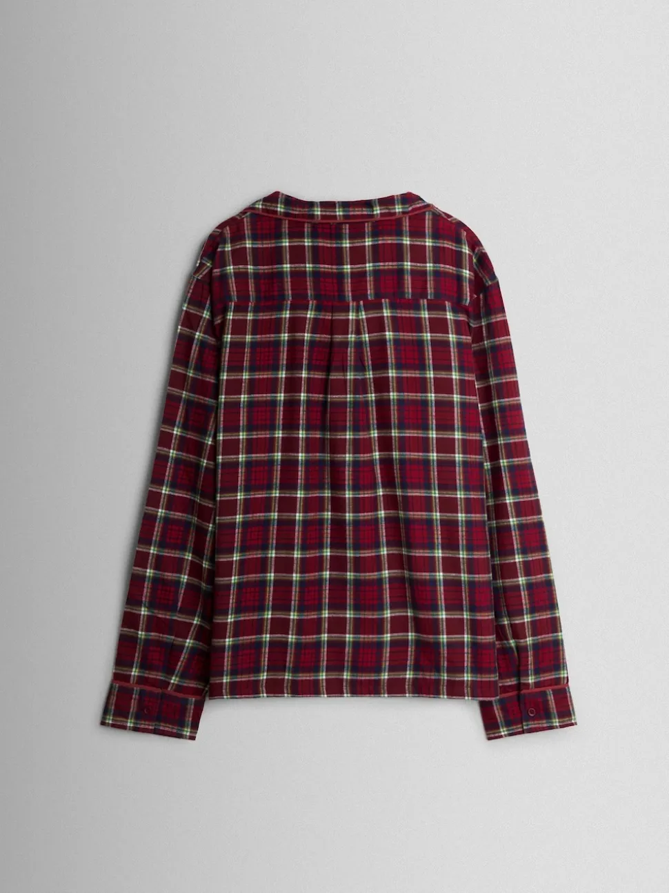JoJo Maman Bébé Red Mens Classic Check Christmas Pyjamas Set
