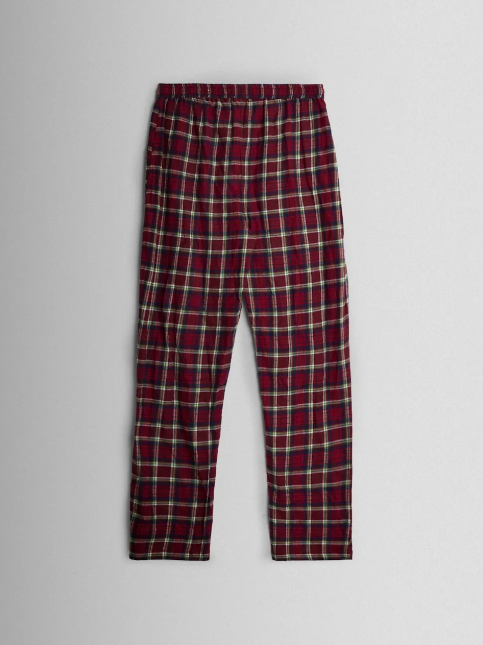 JoJo Maman Bébé Red Mens Classic Check Christmas Pyjamas Set