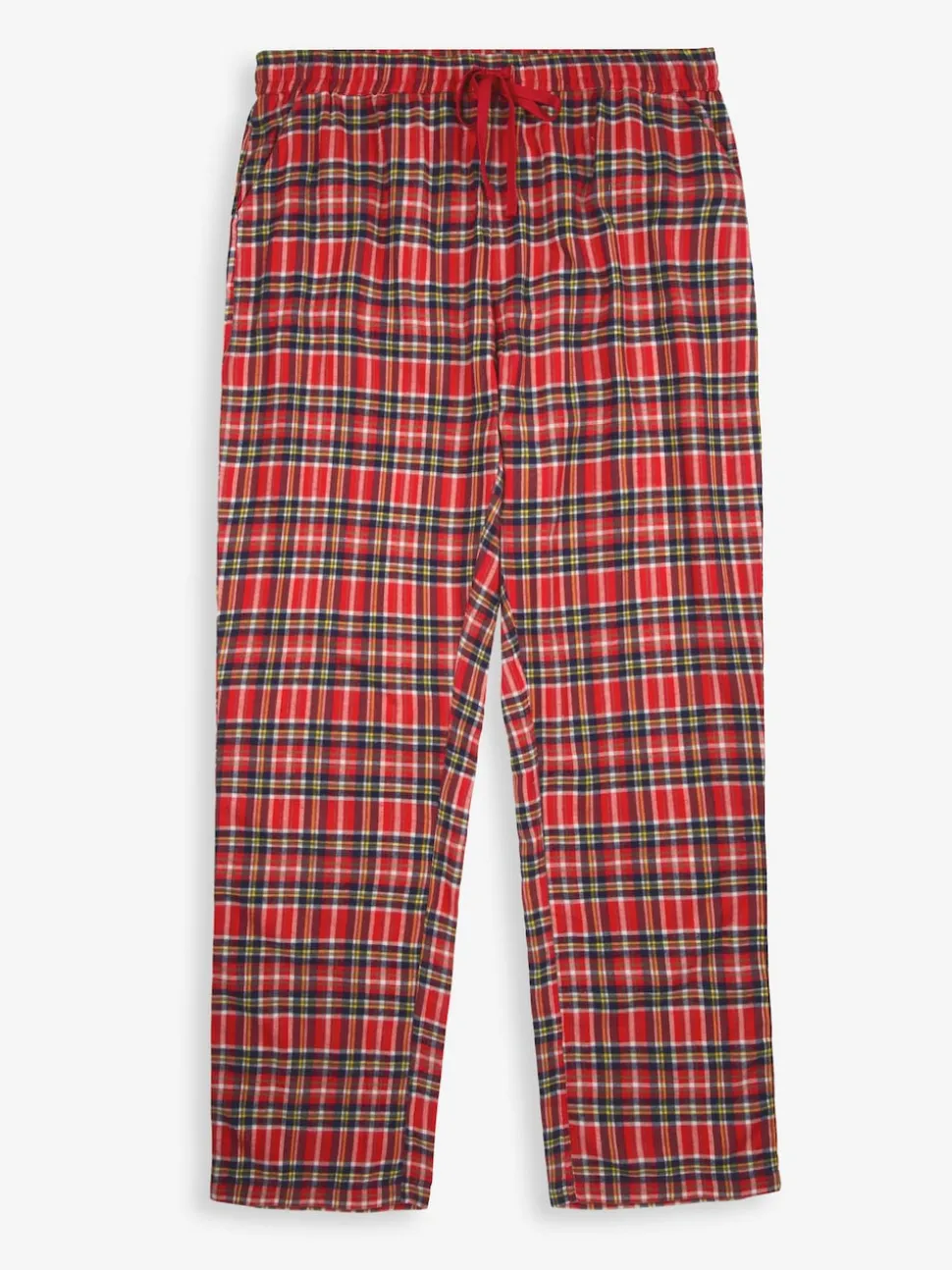 JoJo Maman Bébé Red Men's Tartan Pyjama Set