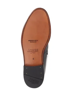 Jones Bootmaker Black Barcelona Leather Loafers