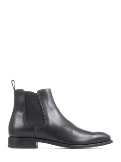 Jones Bootmaker Black Cheltenham Handmade Chelsea Boots