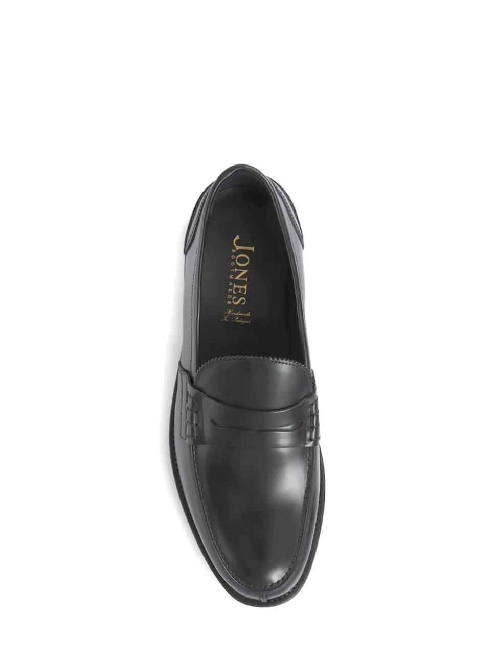 Jones Bootmaker Black Chorleywood 2 Leather Penny Loafers