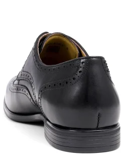 Jones Bootmaker Black Chrome Middleham Leather Oxford Black Shoes