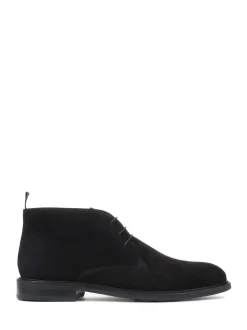 Jones Bootmaker Black Deacon Suede Chukka Boots
