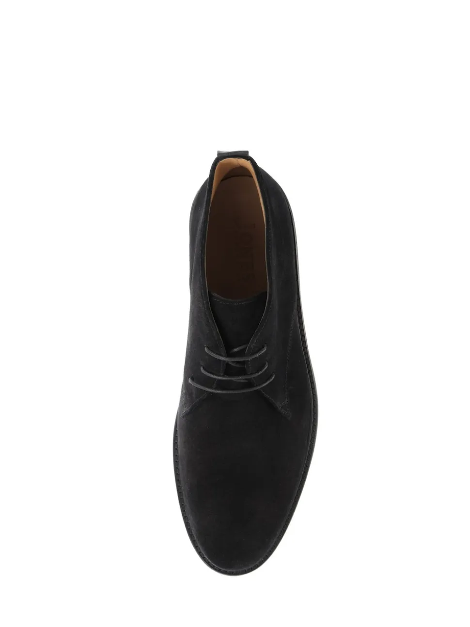 Jones Bootmaker Black Deacon Suede Chukka Boots