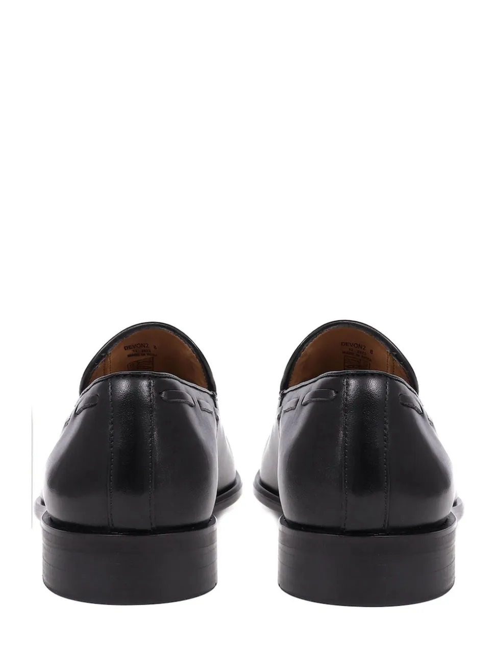 Jones Bootmaker Black Devon2 Leather Loafers
